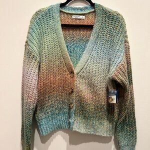Arizona Jean Company Multicolor Knit Cardigan